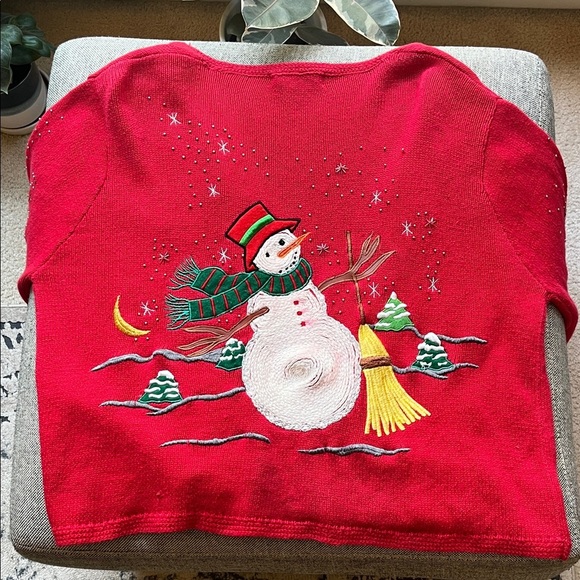 American Vintage Snowman Twilight Cardigan, with beaded detailing Size: XL - Picture 13 of 17